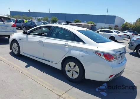 2015 Hyundai Sonata Hybrid z USA, uszkodzony, nr VIN KMHEC4A40FA138366